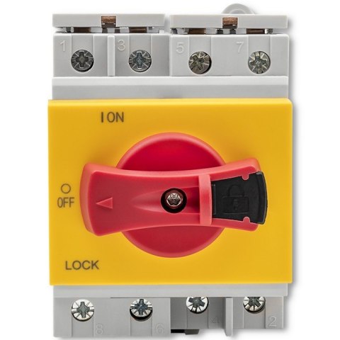 Rozłącznik izolacyjny DC z funkcją blokady | wyłącznik główny | 1200V | 32A | 8kV | 4P Rozłącznik izolacyjny DC z funkcją blokady | wyłącznik główny | 1200V | 32A | 8kV | 4P