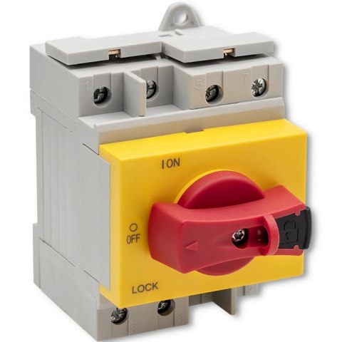 Rozłącznik izolacyjny DC z funkcją blokady | wyłącznik główny | 1200V | 32A | 8kV | 4P Rozłącznik izolacyjny DC z funkcją blokady | wyłącznik główny | 1200V | 32A | 8kV | 4P