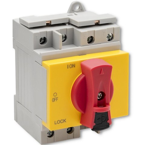 Rozłącznik izolacyjny DC z funkcją blokady | wyłącznik główny | 1200V | 32A | 8kV | 4P Rozłącznik izolacyjny DC z funkcją blokady | wyłącznik główny | 1200V | 32A | 8kV | 4P