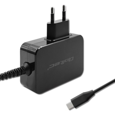 Ładowarka GaN Power Pro | 1xUSB-C | 45W | 5-20V | 2.25-3A | Czarna