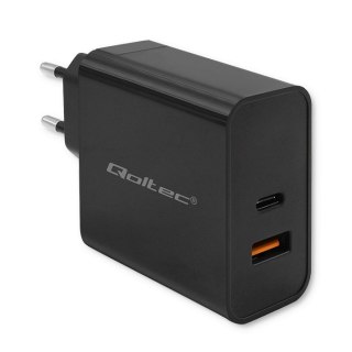 Ładowarka Super Quick PD | 1xUSB-C | 1xUSB | 90W | 5-20V | 2.4-4.35A | Czarna