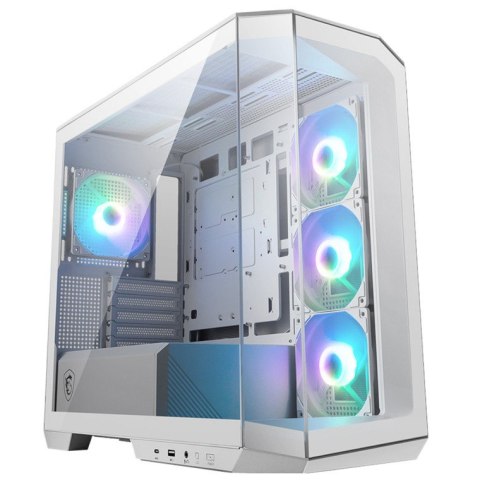 Obudowa MAG PANO M100R PZ WHITE TEMPERED GLASS USB