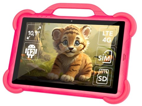 Tablet KidsTAB10 4G 4/64GB Różowe etui Tablet KidsTAB10 4G 4/64GB Różowe etui