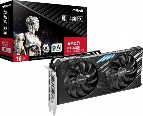 Karta graficzna Radeon RX 7600 XT CHALLENGER 16G OC GDDR6 128bit Karta graficzna Radeon RX 7600 XT CHALLENGER 16G OC GDDR6 128bit