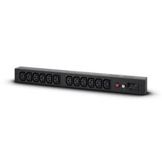 Listwa basic PDU20BHVIEC12R 1U, 16A, 1xC20, 12xC13