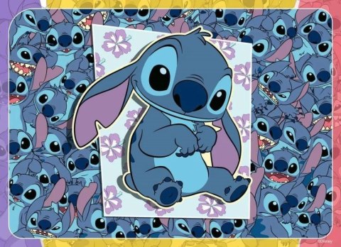 Puzzle 4x100 elementów Disney Stitch