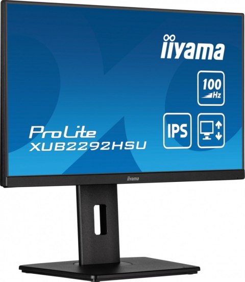 Monitor 21.5 cala XUB2292HSU-B6 IPS,100Hz,FreeSync,PIVOT,0.4ms,HDMI, DP,4xUSB(3.2),2x2W,HAS(150mm)