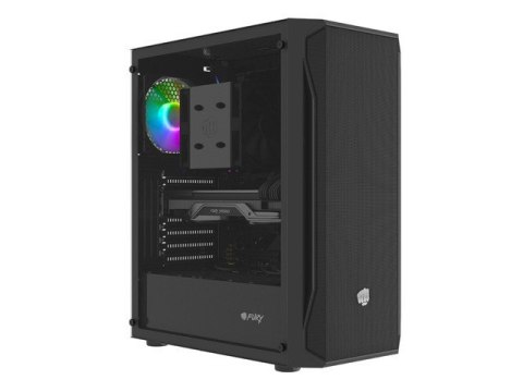 Obudowa Fury Shobo SH4 RGB Midi Tower z oknem Czarna