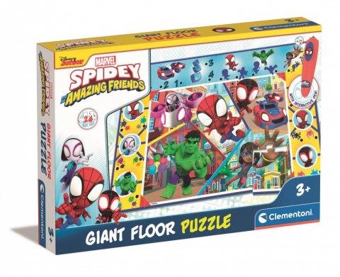 Puzzle 24 elementy Dywan Spidey