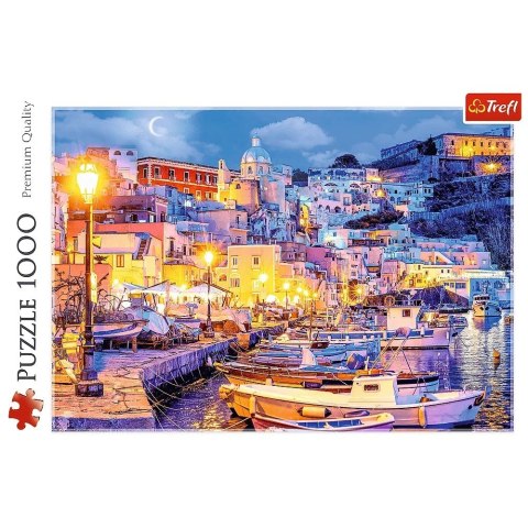 Puzzle 1000 elementów Wyspa Procida nocą Włochy