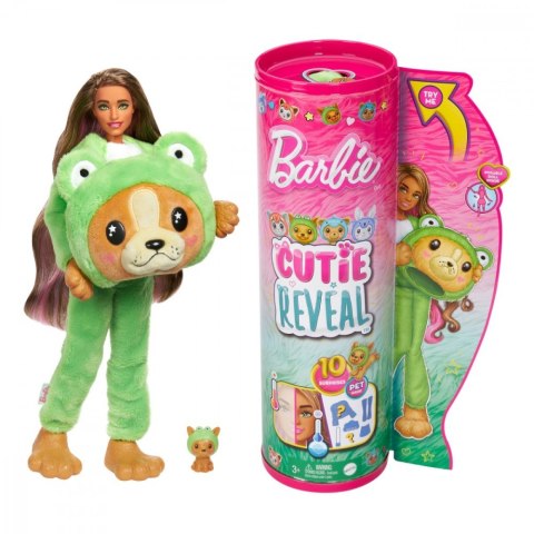 Lalka Barbie Cutie Reveal Piesek - Żaba