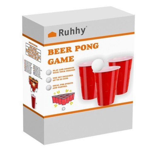 Gra Beer Pong- 50 kubeczków Ruhhy 21232 Ruhhy Gra Beer Pong- 50 kubeczków Ruhhy 21232 Ruhhy