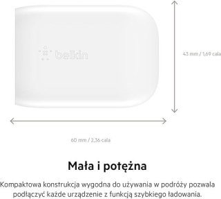 Ładowarka sieciowa BOOST CHARGE 30w USB-C PD PPS + Kabel USB-C