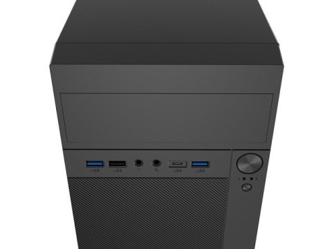 Obudowa Helix USB-C MATX Mini Tower Czarna