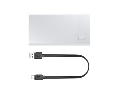 Powerbank PowerPlay 20S Biały 20000mAh 22,5W 3x USB-C 1x USB-A