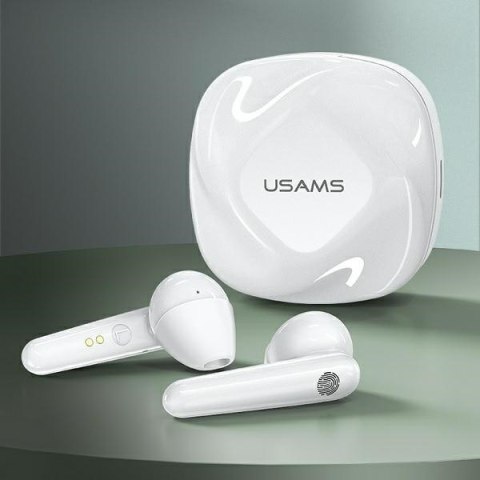 Słuchawki Bluetooth TWS 5.0 SD Series białe BHUSD01 Słuchawki Bluetooth TWS 5.0 SD Series białe BHUSD01