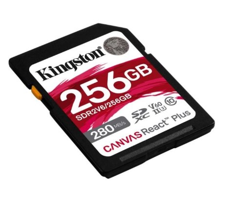 Karta pamięci SD 256GB React Plus 280/150/MB/s U3 V60