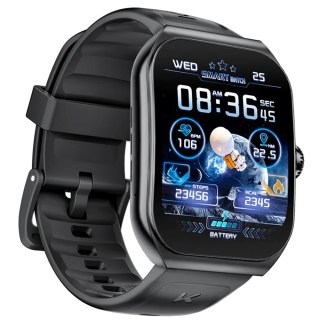 Smartwatch KU7 1.96 cala 250 mAh czarny