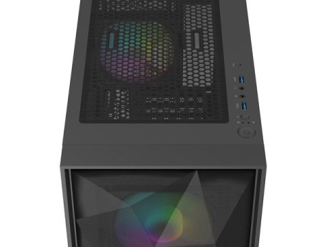 Obudowa Genesis Diaxid 605 ARGB MIDI TOWER USB-C Czarna