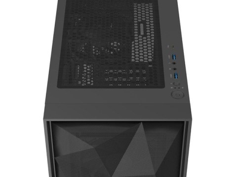 Obudowa Genesis Diaxid 605F MIDI TOWER USB-C Czarna