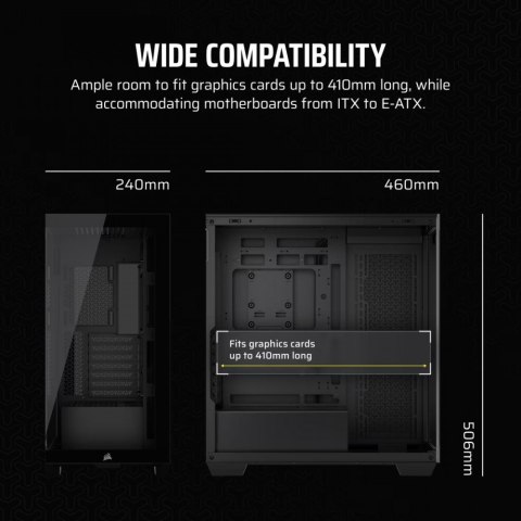 Obudowa 3500X TG Mid-Tower czarna