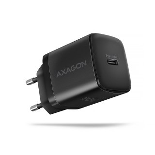 ACU-PD30 Ładowarka sieciowa PD 30W, 1x port USB-C, PD3.0/QC3.0/AFC/FCP/Apple Czarna