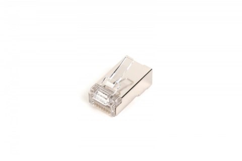 Wtyk RJ45 (8P8C) przelotowy, kat.5e, ekranowany, AWG 26-24, opakowanie 100 sztuk