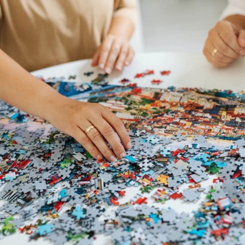 Puzzle 1000 elementów Premium Plus Miasteczko Oia Santorini