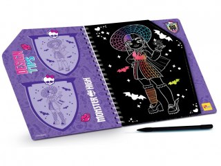 Zdrapywanka Sketchbook Scratch reveal Monster High