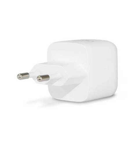 Ładowarka GaN 32W 2xUSB-A 1xUSB-C biała