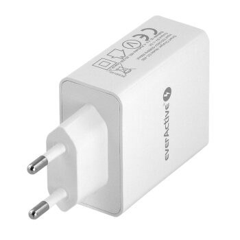 Ładowarka sieciowa 4x USB 5A Iq smart charging Biała