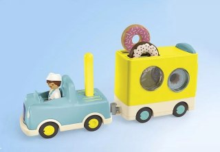 Zestaw z figurkami Junior 71702 Szalony Donut Truck z funkcją układania i sortowania