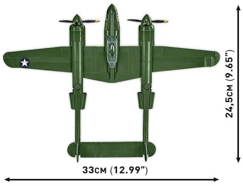 Klocki Lockheed P-38 Lightning 332 klocki