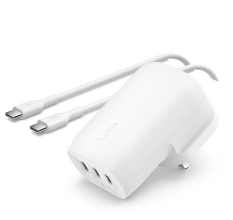 Ładowarka BOOSTCHARGE 67W USB-Cx3 PPS biała