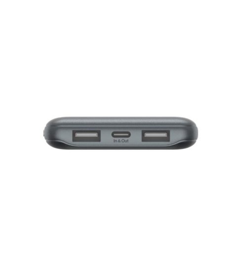 PowerBank 10 000mAh USB A i C 15W space gray