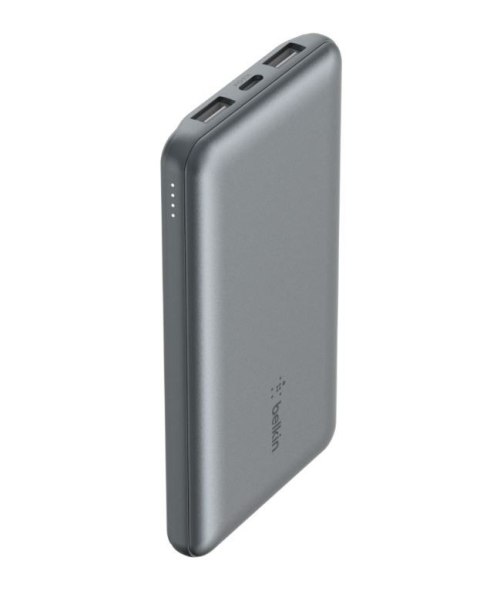 PowerBank 10 000mAh USB A i C 15W space gray