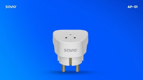 Adapter podróżny, gniazdo US wtyk EU AP-01