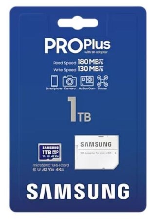 Karta microSD MB-MD1T0SA/WW 1TB PRO+ + adapter MB-MD1T0SA/EU