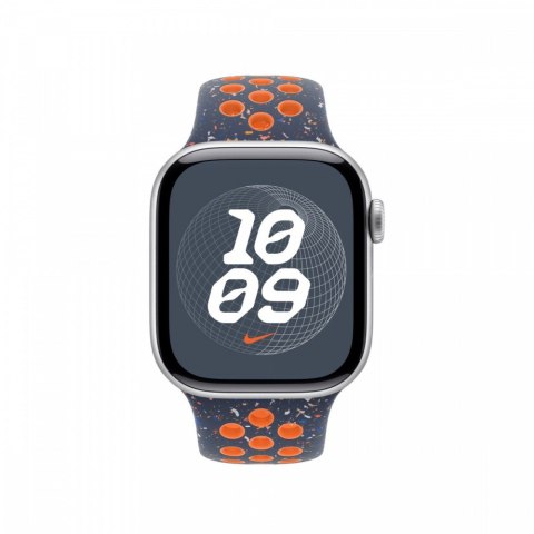 Pasek sportowy Nike w kolorze błękitnego płomienia do koperty 42 mm - rozmiar S/M