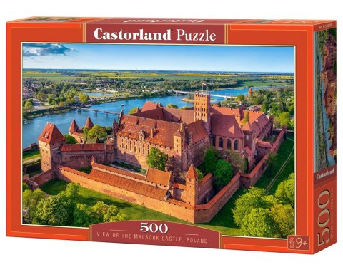 Puzzle 500 elementów Widok na Zamek Malbork Polska