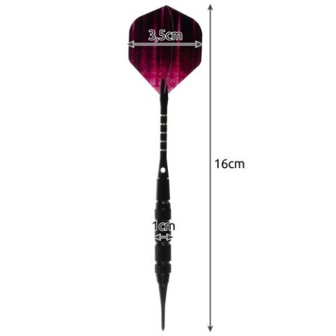 Rzutki dart zestaw 12szt + akcesoria Trizand 21629 Trizand