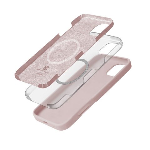 Etui Color Cover Magnetic iPhone 16 Pro MagSafe (piaskowy róż)