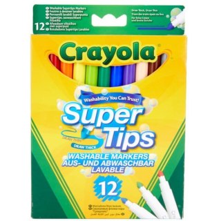 Flamastry Super tips Pastel 12 sztuk