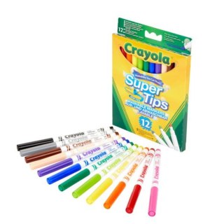 Flamastry Super tips Pastel 12 sztuk