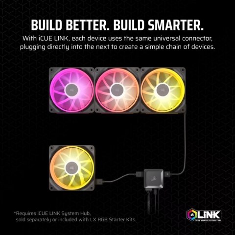 Wentylator iCUE LINK LX120 RGB 120mm Single Fan