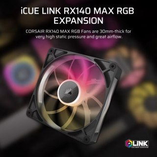 Wentylator iCUE LINK RX140 MAX RGB 140mm Single Fan