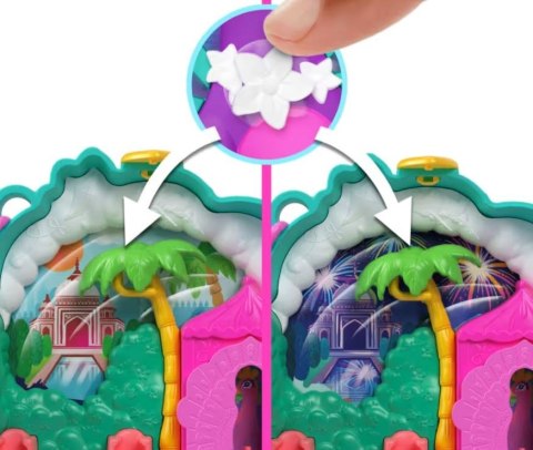 Zestaw figurek Polly Pocket Ogród pawia zestaw kompaktowy