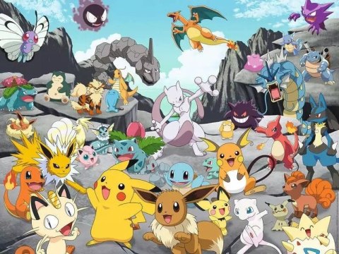 Puzzle 1500 elementów Pokemon Classic