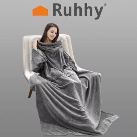 Bluza- kocoszlafrok jasnoszary Ruhhy 22649 Ruhhy