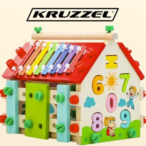 Domek edukacyjny drewniany Kruzzel 22564 Kruzzel